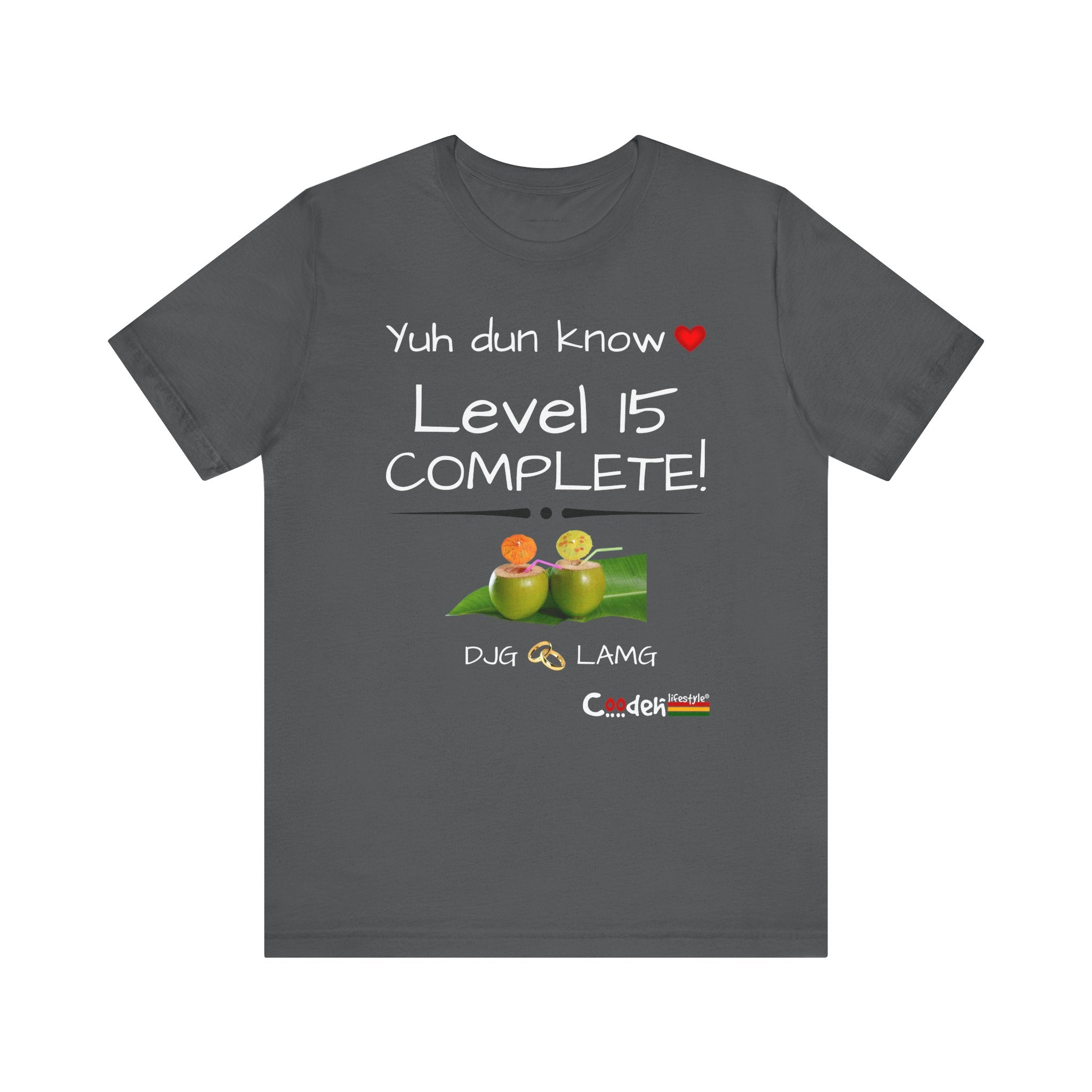 Custom His & Hers Jersey Short Sleeve Tee (Anniv)