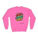 Load image into Gallery viewer, Youth Crewneck Sweatshirt (RealVibes)
