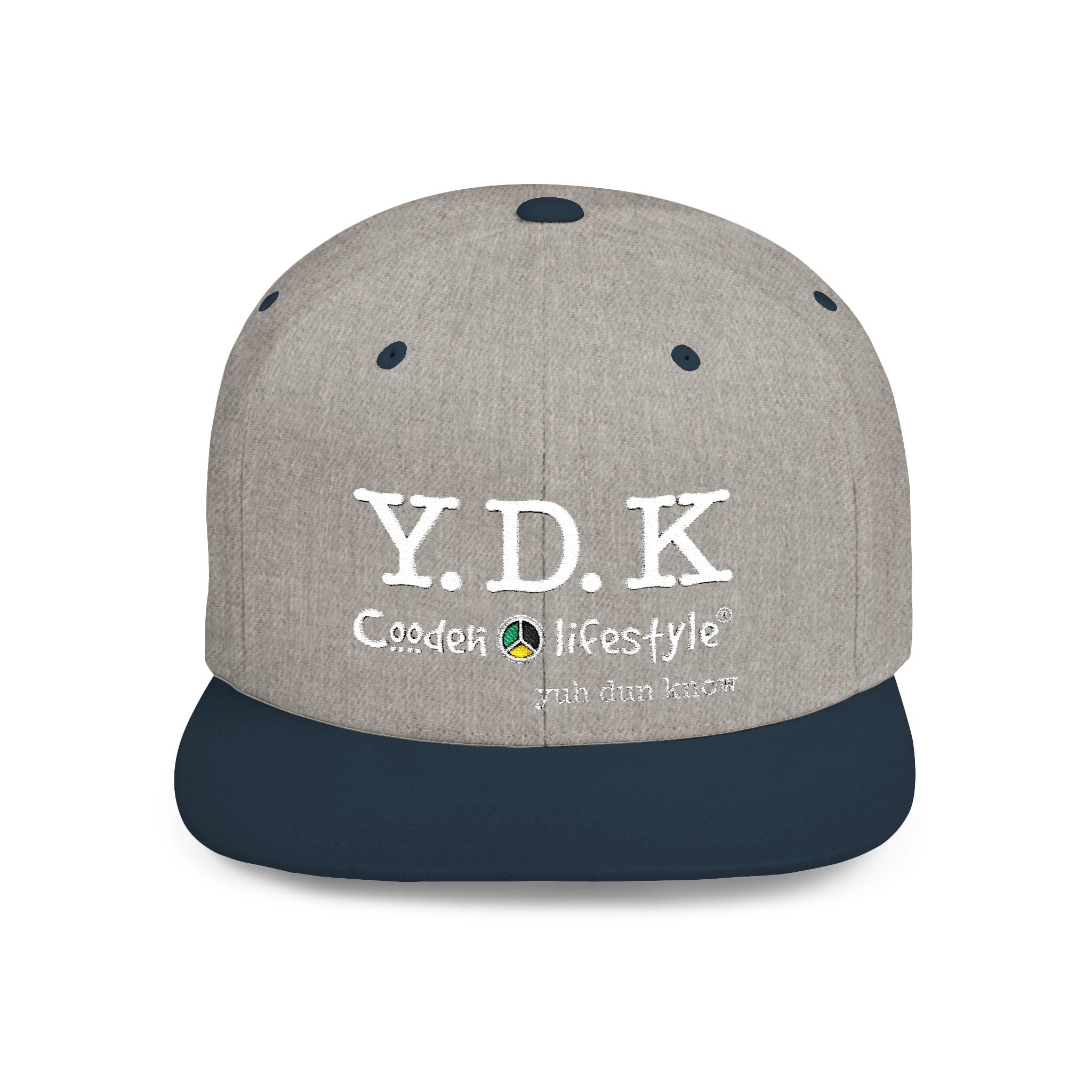Flat Bill Snapback Hat (Y.D.K.)