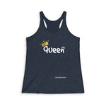 Load image into Gallery viewer, Women&#39;s Tri-Blend Racerback Tank (Queen)

