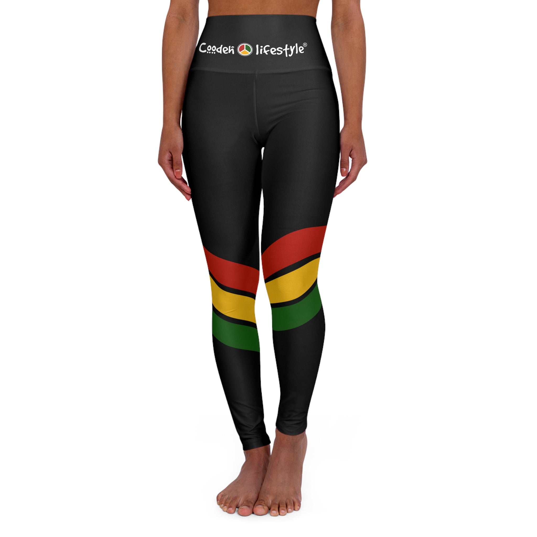 High Waisted Yoga Leggings (PANCOL-BLK)