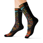 Load image into Gallery viewer, Coodeh Sublime Socks (ART3-BLK)

