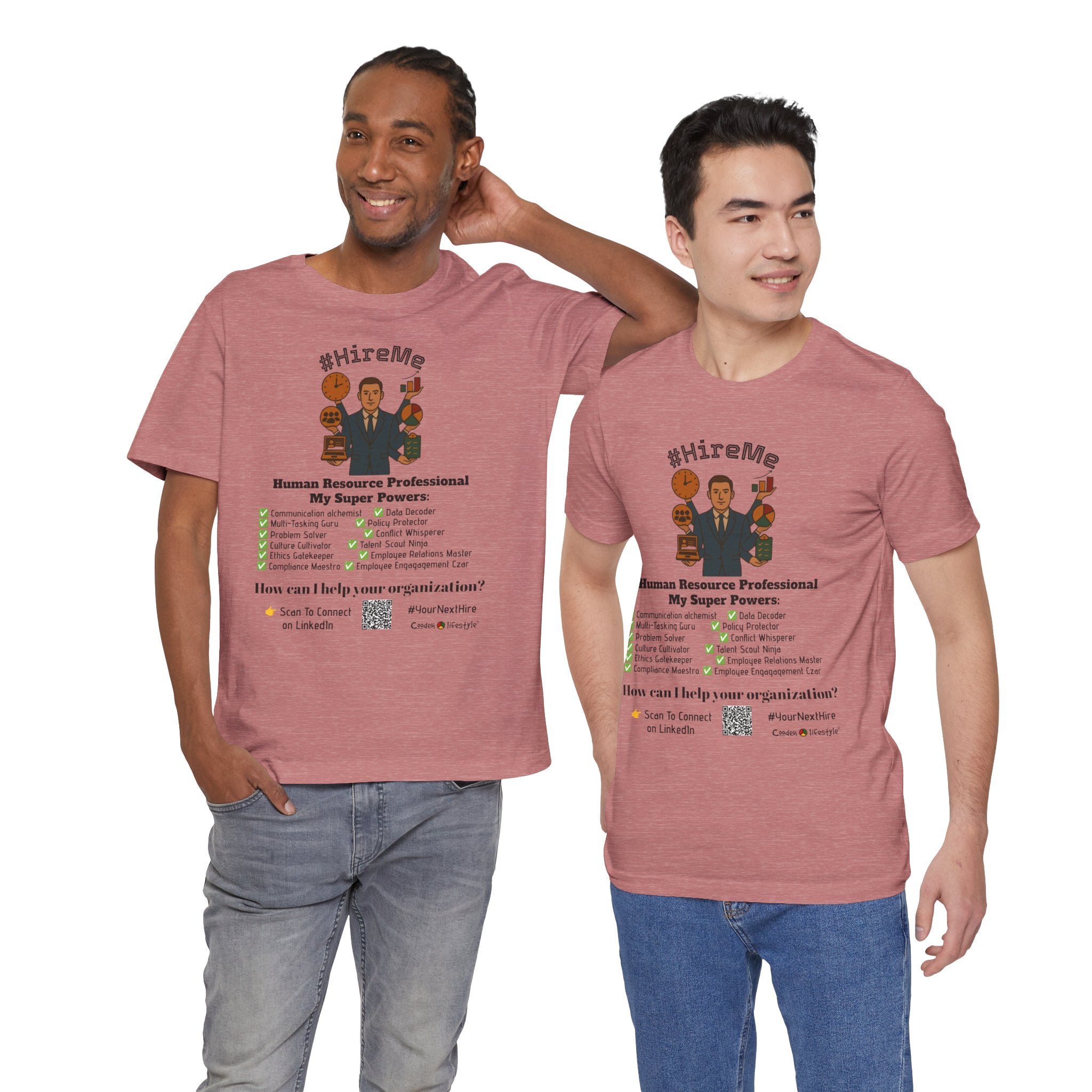 Copy of Short Sleeve Conversation Tee (#HireMe-M)