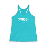 Load image into Gallery viewer, Women&#39;s Tri-Blend Racerback Tank (Ooman)
