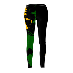 Women's Casual Leggings (YuhDunKnow-JA-COL-BLK)