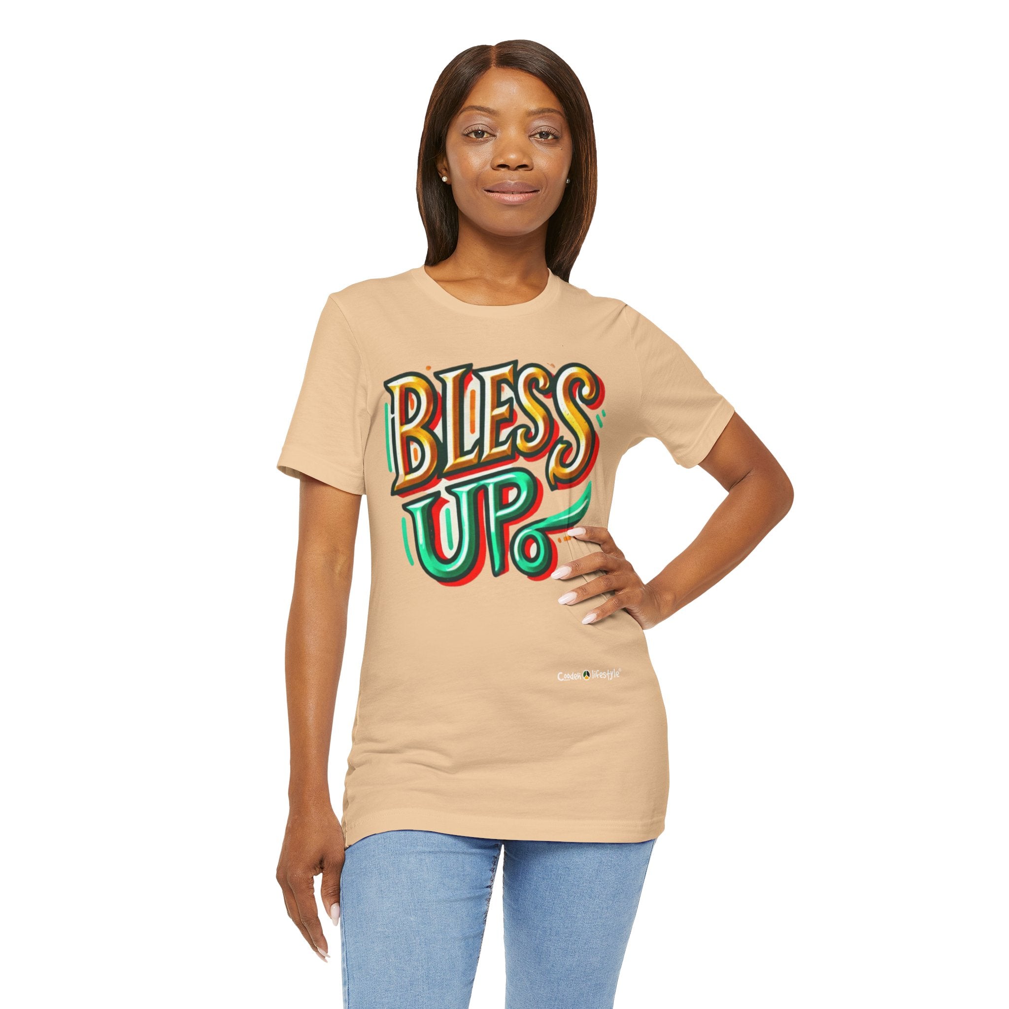 Unisex Jersey Short Sleeve Tee (Bless-Up)