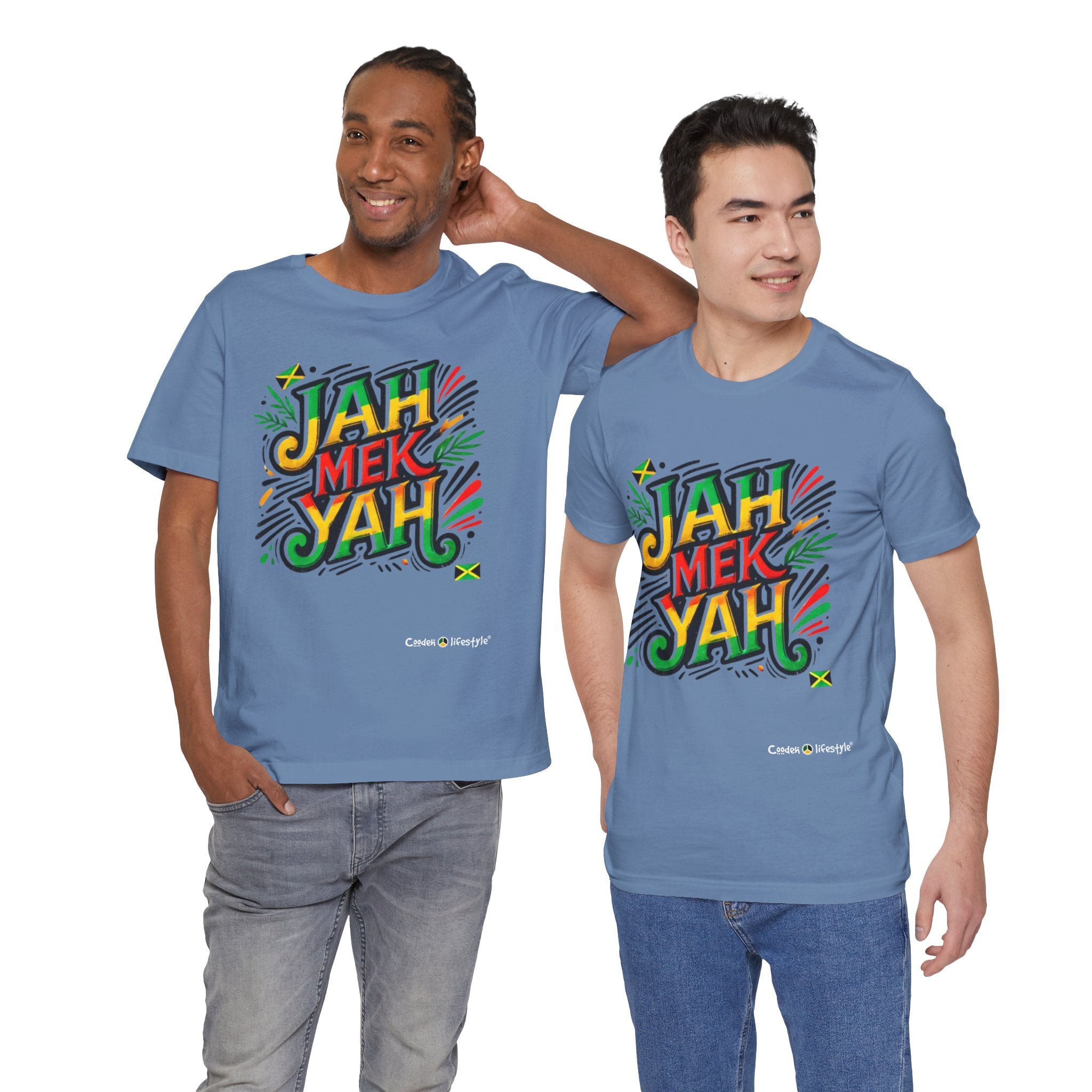 Unisex Jersey Short Sleeve Tee (Jah.Mek.Yah)