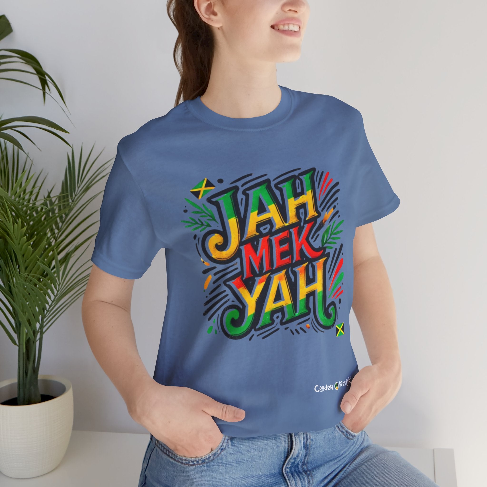 Unisex Jersey Short Sleeve Tee (Jah.Mek.Yah)