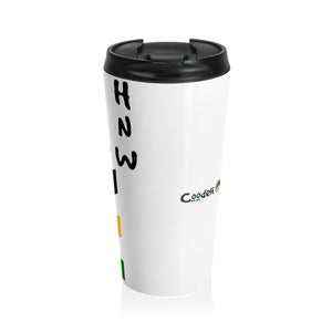 Coodeh Stainless Steel Travel Mug (YuhDunKnow-JAWHT)