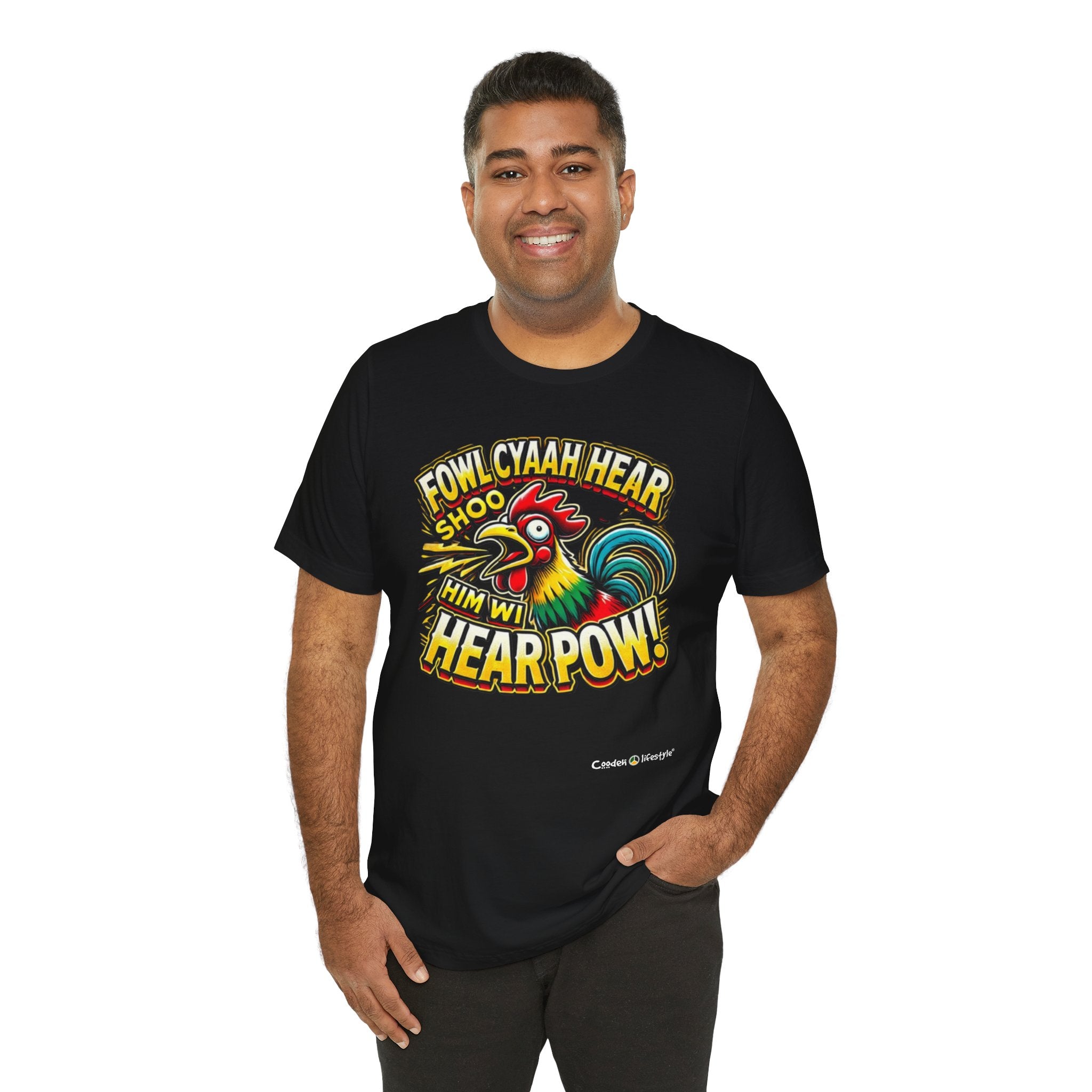 Unisex Jersey Short Sleeve Tee (Fowl-Pow)