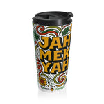 Load image into Gallery viewer, Coodeh Stainless Steel Travel Mug (Jah-Mek-Yah)
