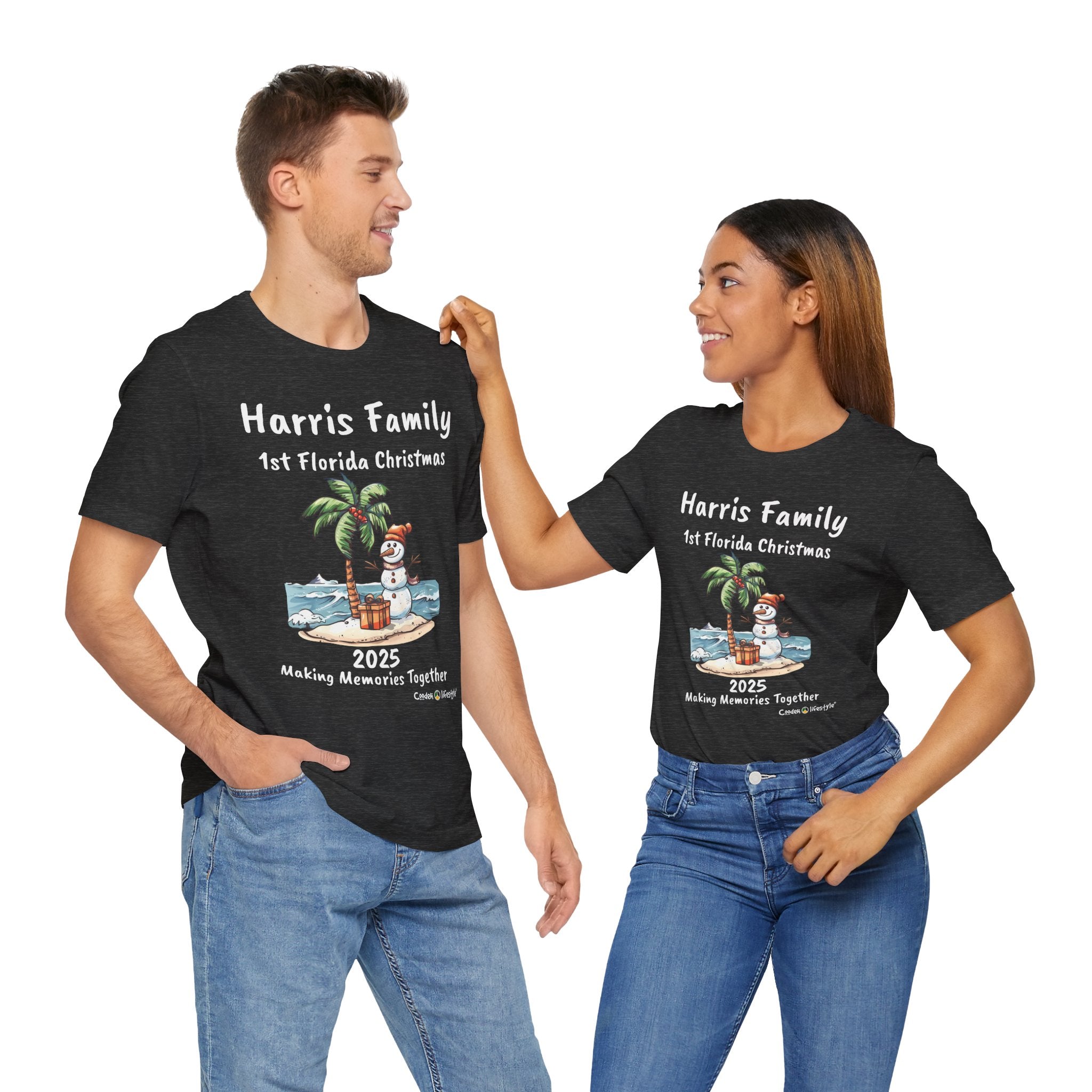 Unisex Jersey Short Sleeve Tee (Family Christmas)