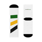 Load image into Gallery viewer, Coodeh Crew Socks (JACOL-WHT)
