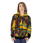 Load image into Gallery viewer, Personalized Unisex Zip Hoodie (Multi-Art2-BLK-AAF-Custom)
