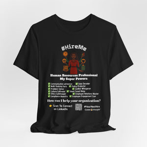 Short Sleeve Conversation Tee (#HireMe)
