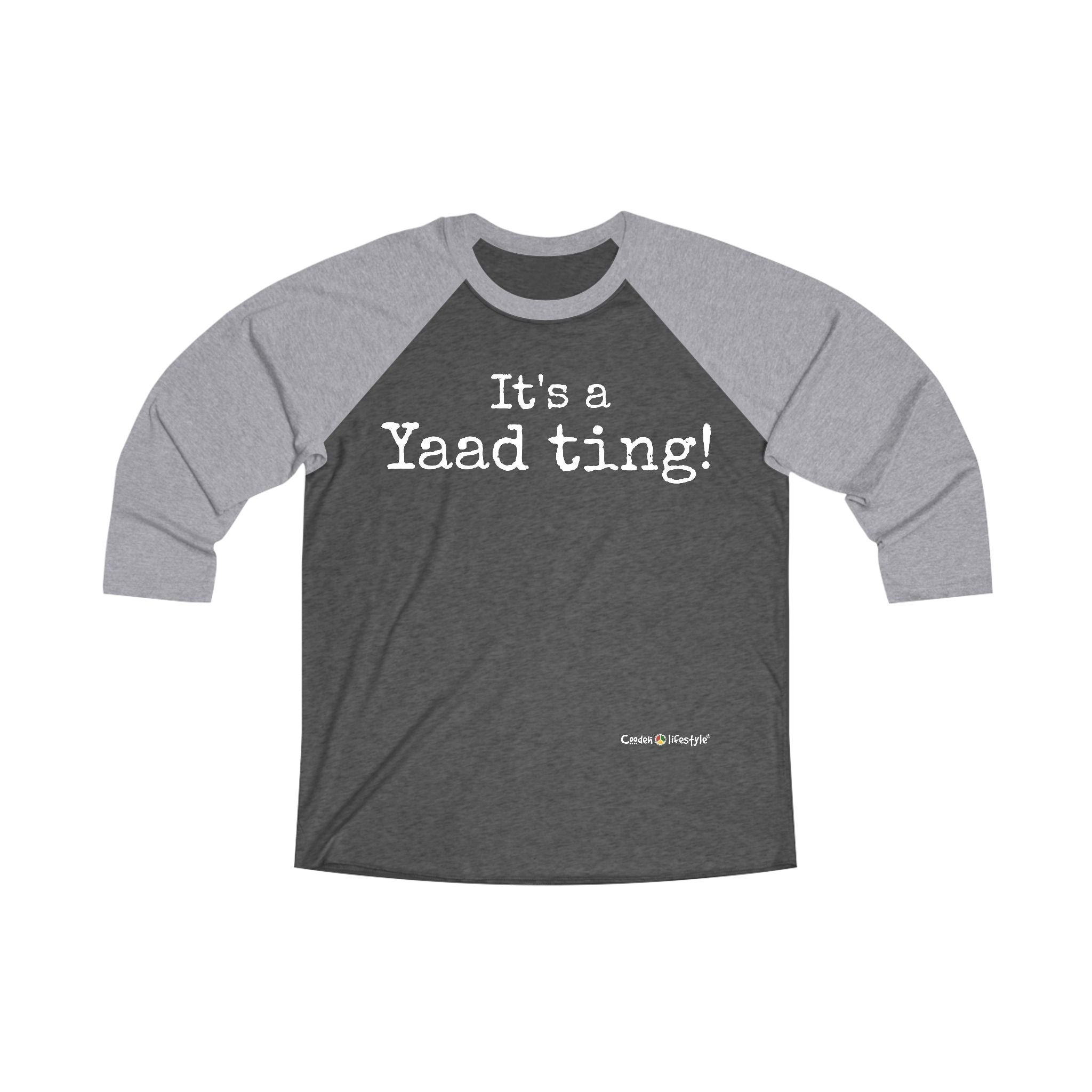 Unisex Tri-Blend 3/4 Raglan Tee (YaadT)