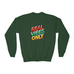 Load image into Gallery viewer, Youth Crewneck Sweatshirt (RealVibes)
