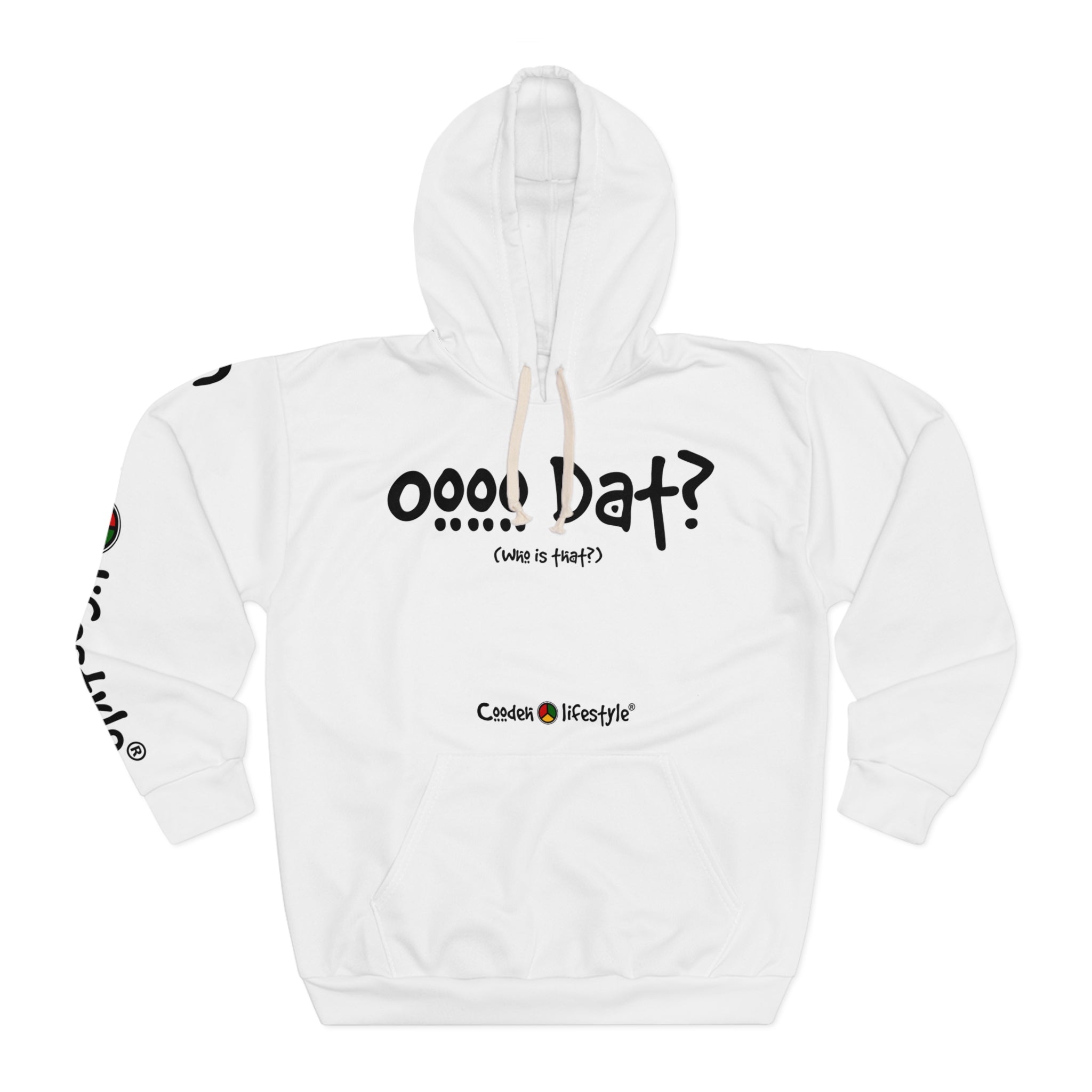 Unisex Pullover Hoodie (OOOODAT-WHTPANCOL)