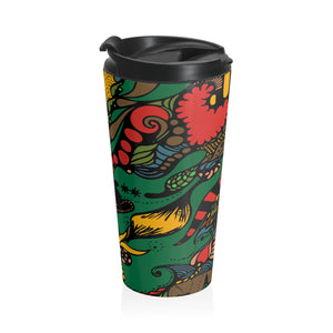 Coodeh Stainless Steel Travel Mug (Multi-Art2)