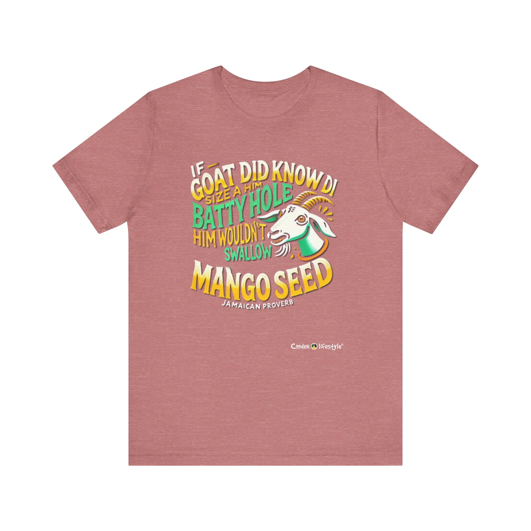 Unisex Jersey Short Sleeve Tee (Goat-Mango)