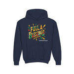Load image into Gallery viewer, Youth Hooded Sweatshirt (Full-Bless)
