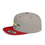 Load image into Gallery viewer, Flat Bill Snapback Hat (JahMekYah)
