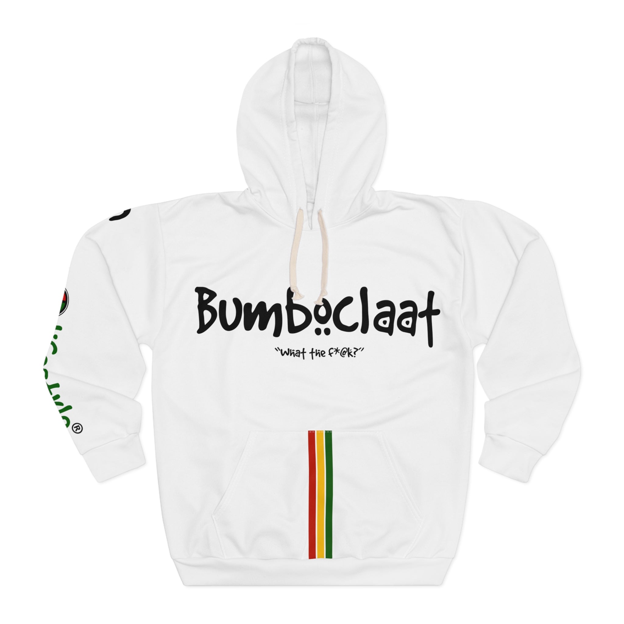 Unisex Pullover Hoodie (BUMB-WHT)