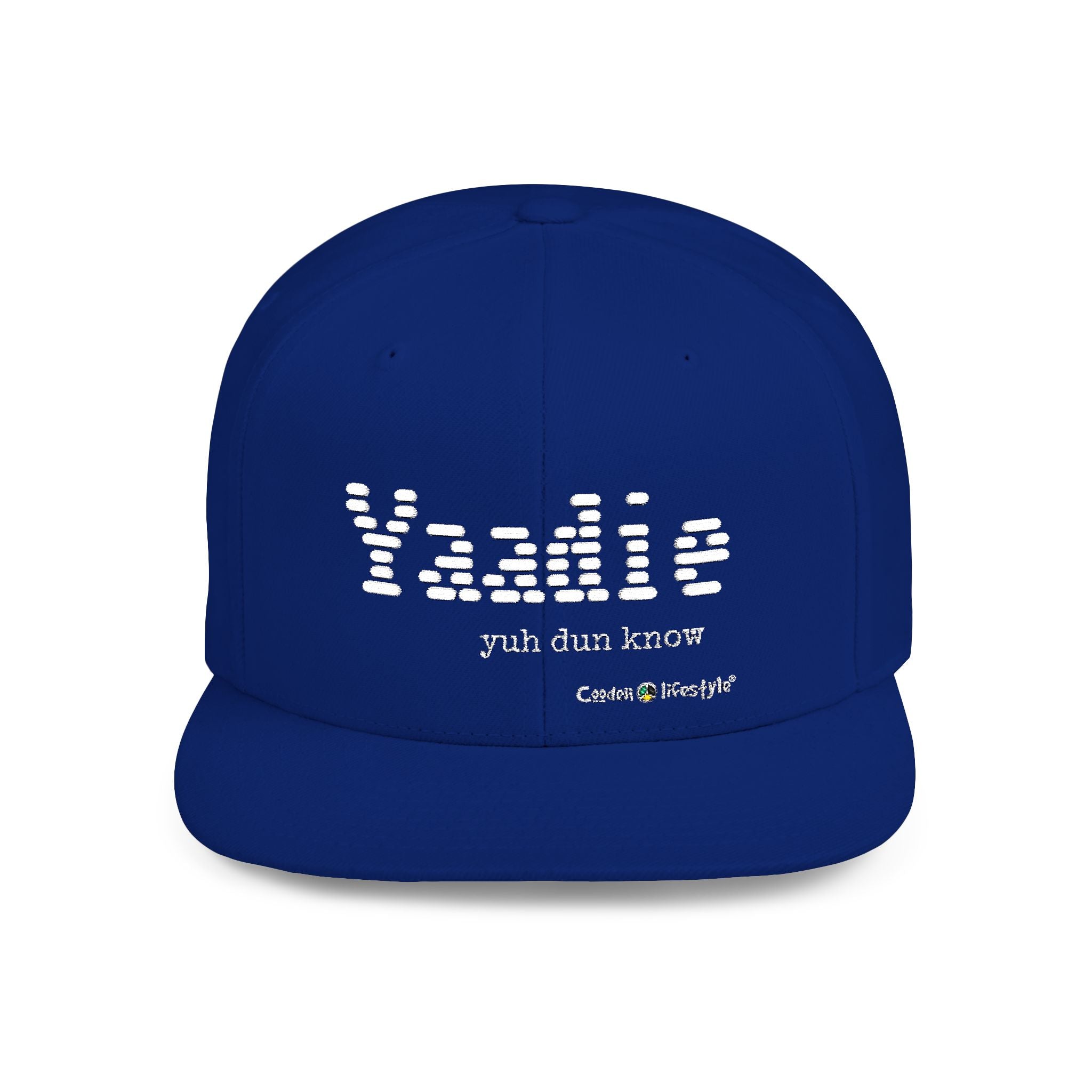 Flat Bill Snapback Hat (Yaadie)