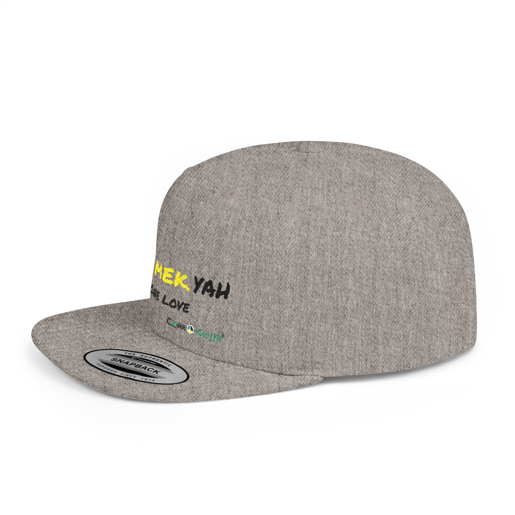 Flat Bill Snapback Hat (JahMekYah)