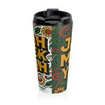 Load image into Gallery viewer, Coodeh Stainless Steel Travel Mug (Jah-Mek-Yah)
