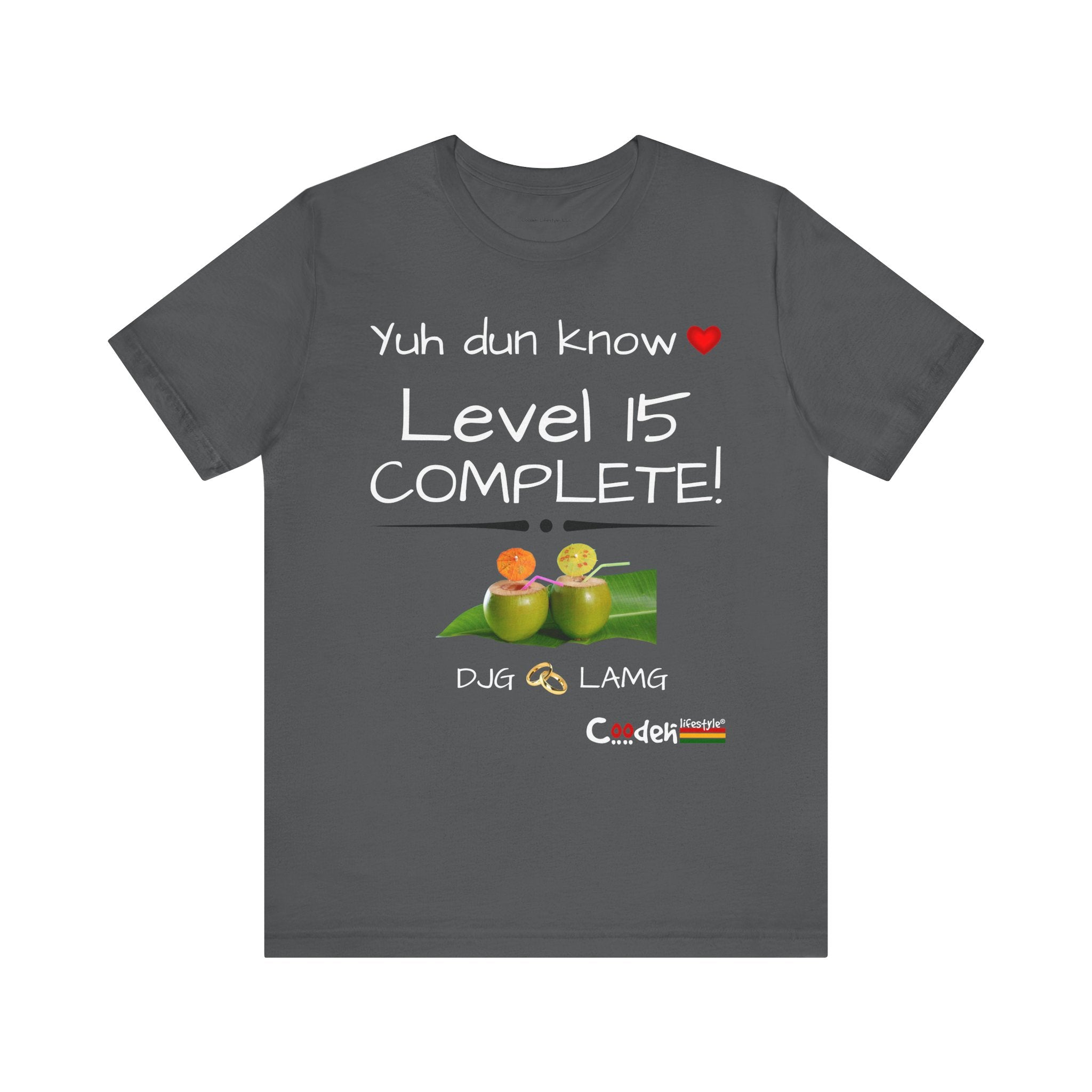 Custom His & Hers Jersey Short Sleeve Tee (Anniv)