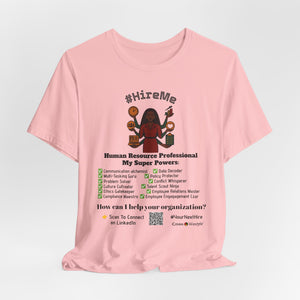 Short Sleeve Conversation Tee (#HireMe)
