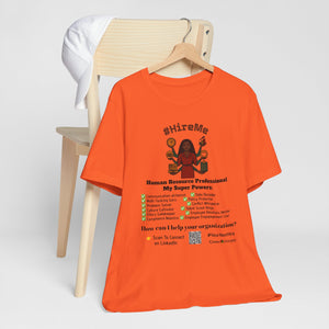 Short Sleeve Conversation Tee (#HireMe)