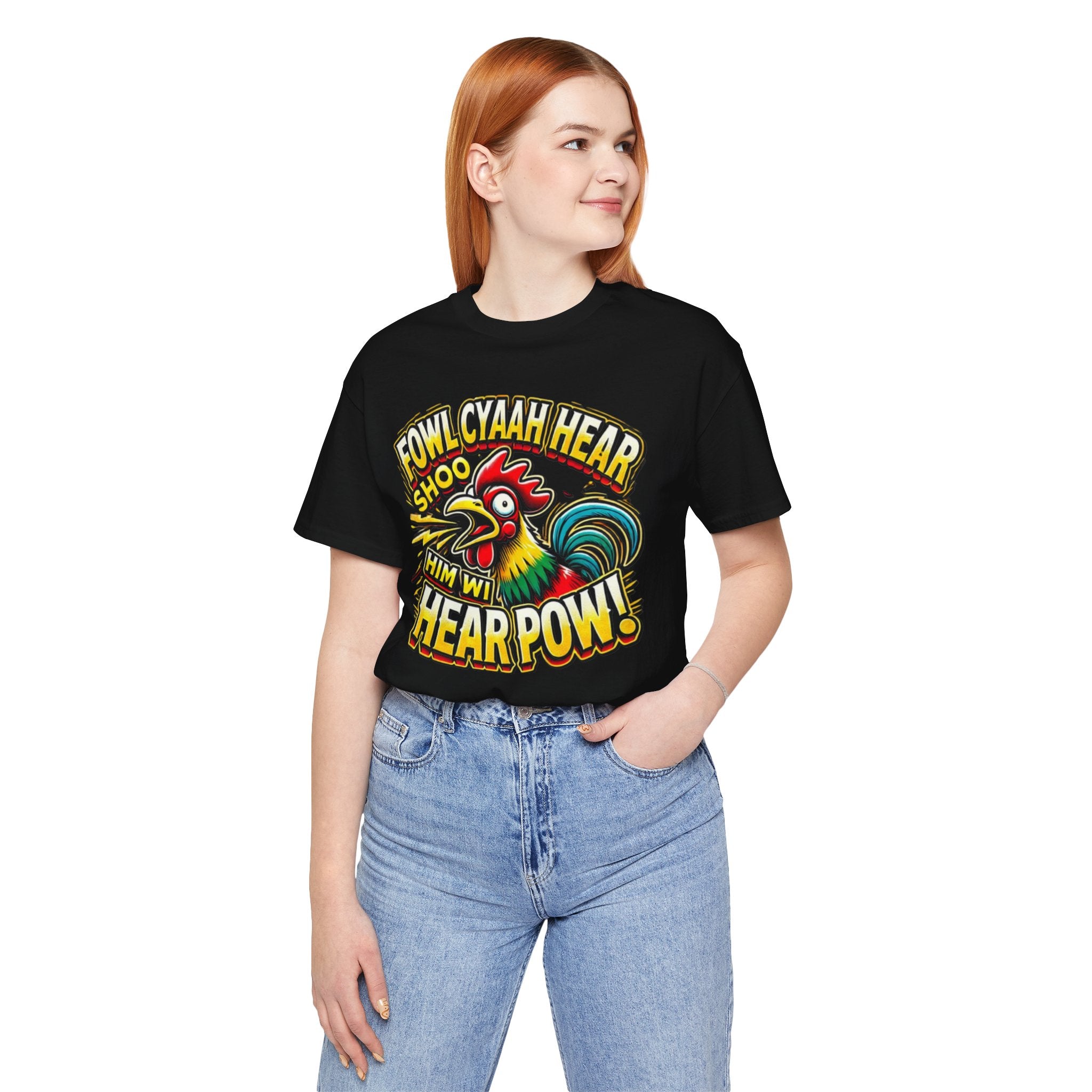 Unisex Jersey Short Sleeve Tee (Fowl-Pow)