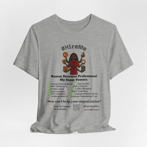 Short Sleeve Conversation Tee (#HireMe)