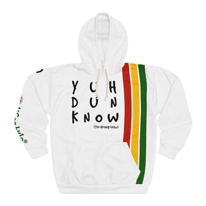 Unisex Pullover Hoodie (YuhDunKnow-WHTPANCOL)