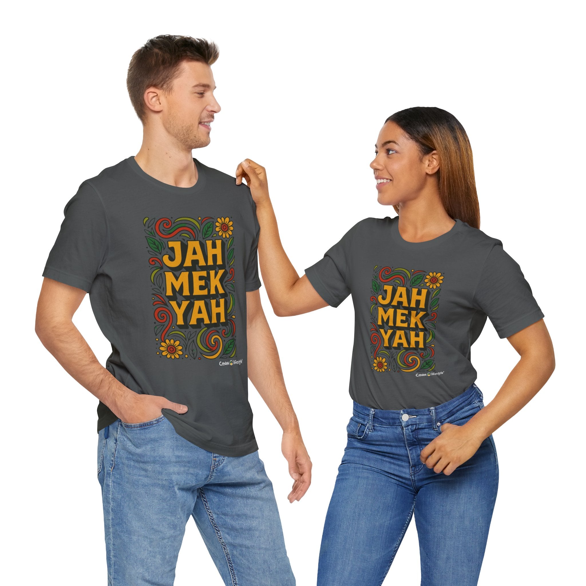 Unisex Jersey Short Sleeve Tee (Jah-Mek-Yah)