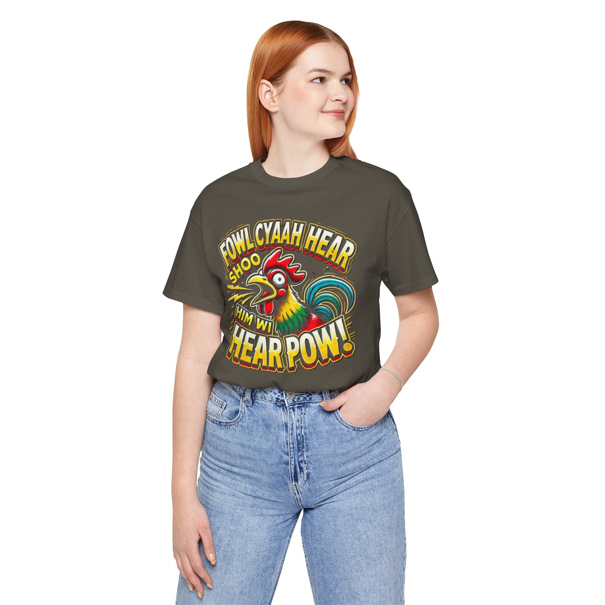 Unisex Jersey Short Sleeve Tee (Fowl-Pow)