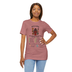 Short Sleeve Conversation Tee (#HireMe)