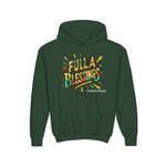 Load image into Gallery viewer, Youth Hooded Sweatshirt (Full-Bless)
