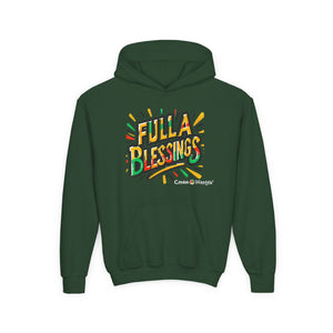 Youth Hooded Sweatshirt (Full-Bless)