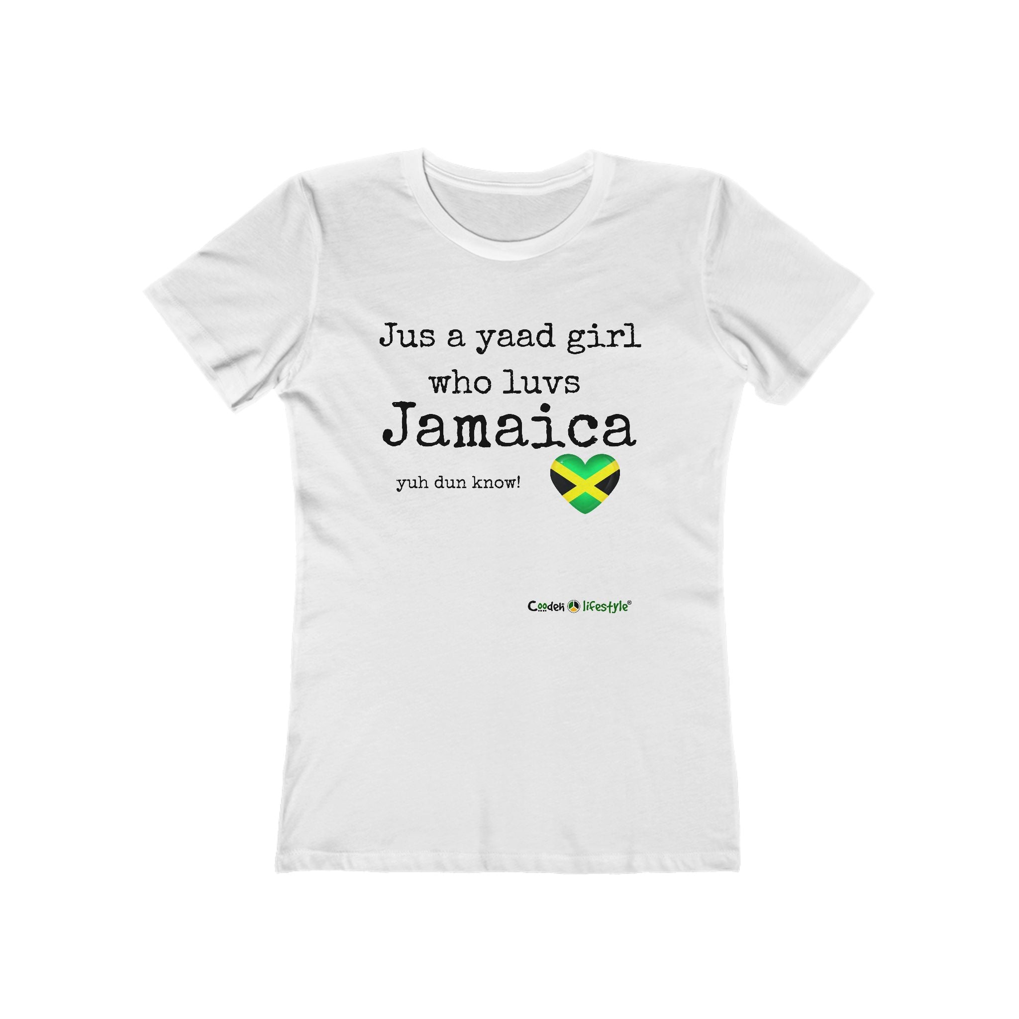 Women's Boyfriend Tee (Yaad girl)