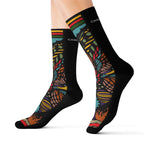 Load image into Gallery viewer, Coodeh Sublime Socks (ART3-BLK)
