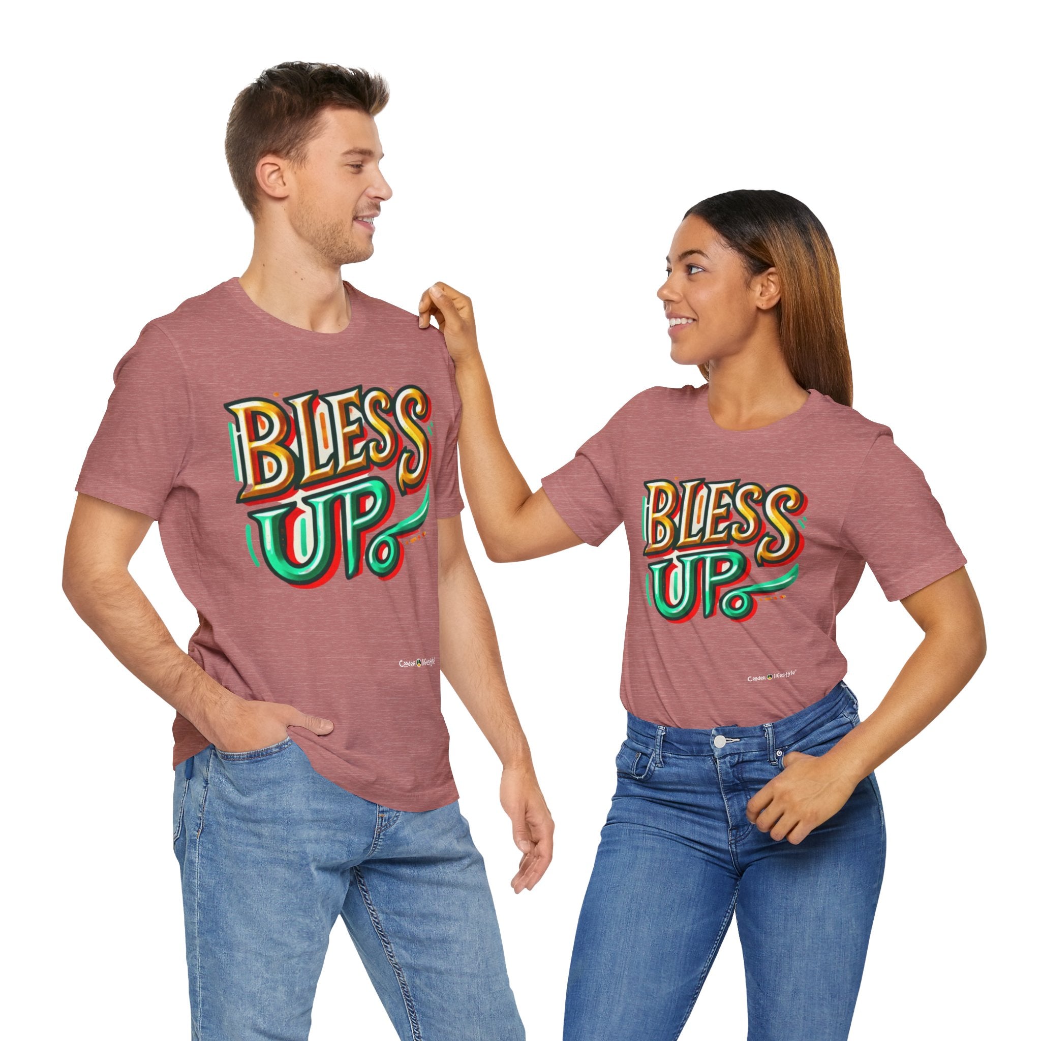 Unisex Jersey Short Sleeve Tee (Bless-Up)