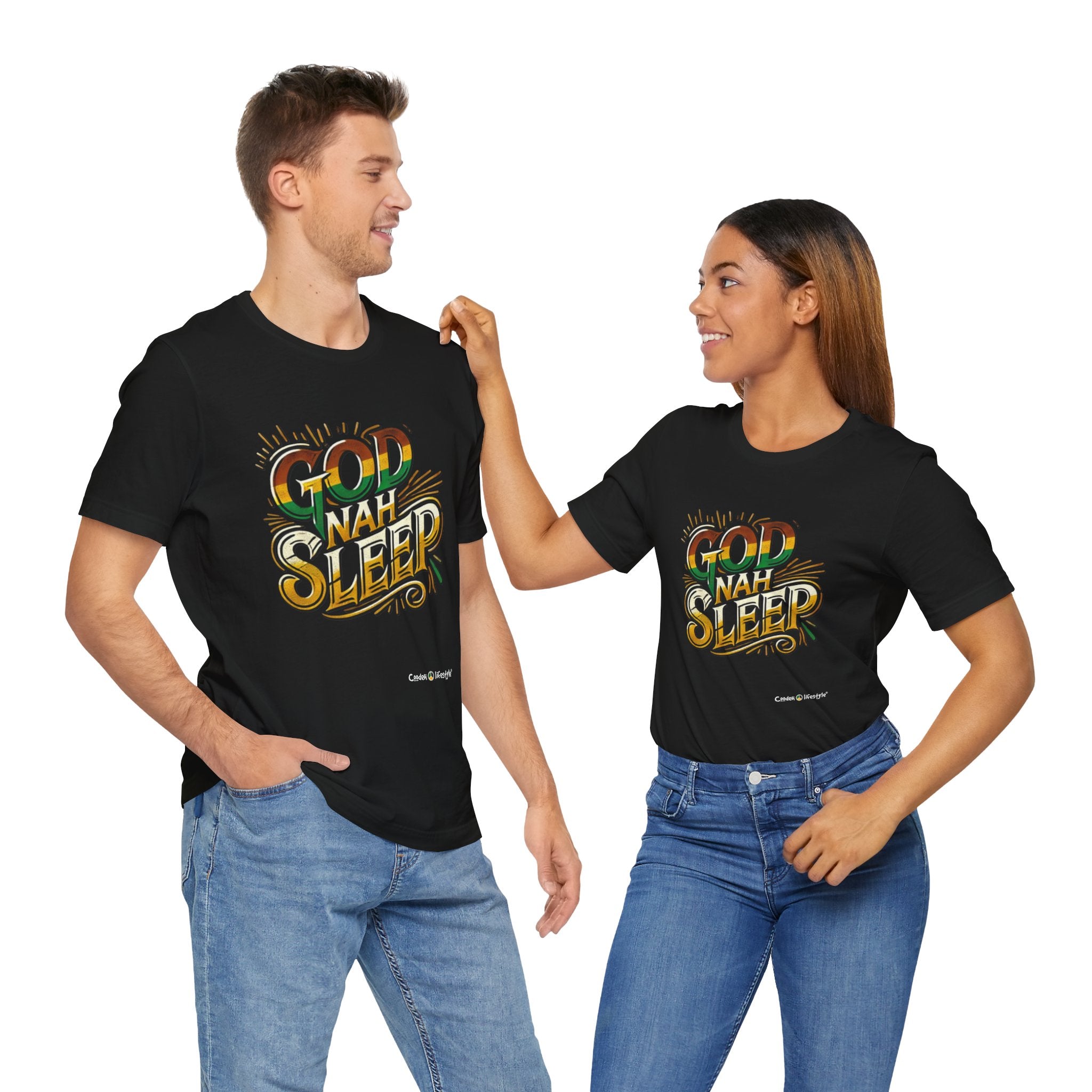Unisex Jersey Short Sleeve Tee (God-Nah)