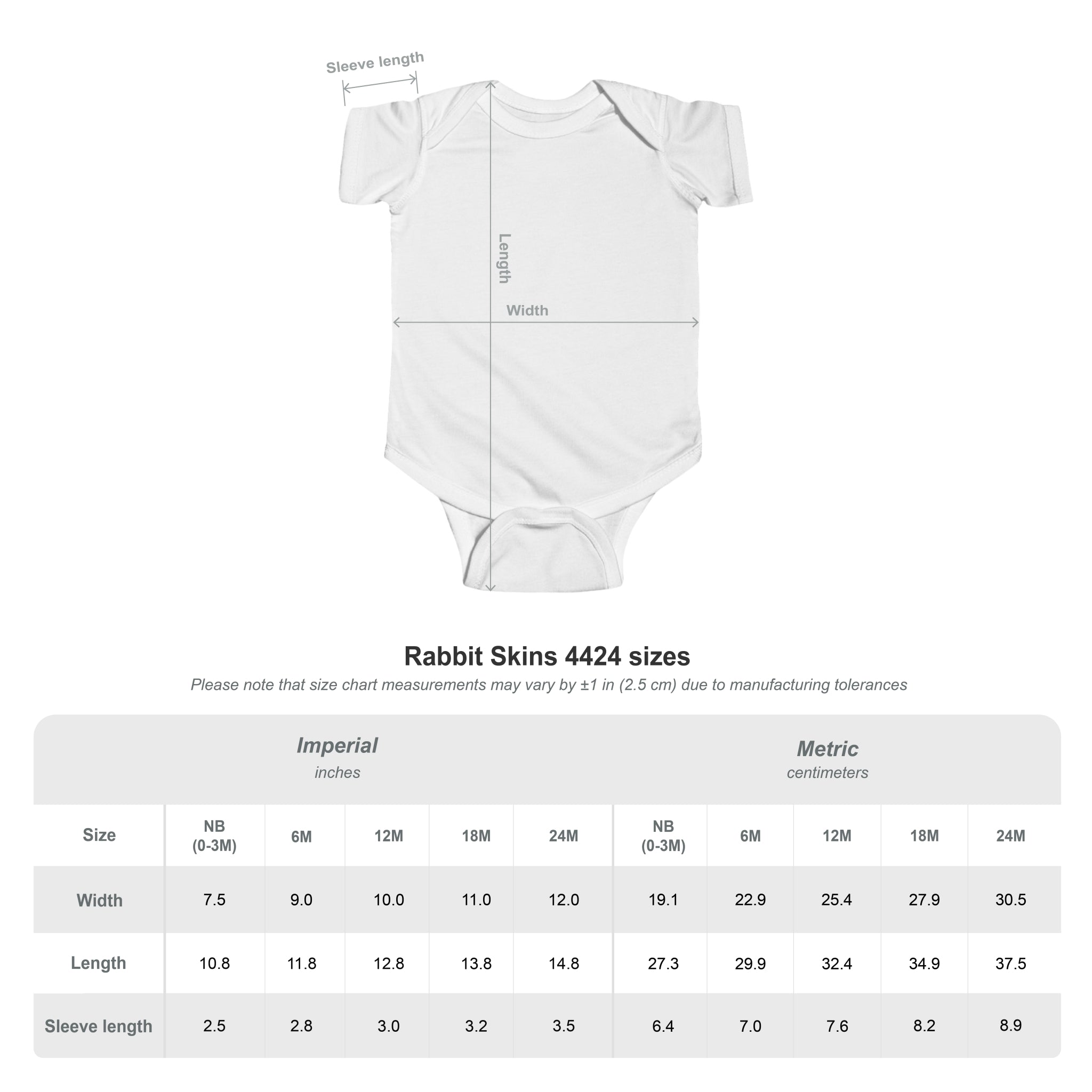 Infant Fine Jersey Onesie (WashB)