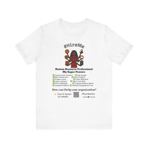 Short Sleeve Conversation Tee (#HireMe)