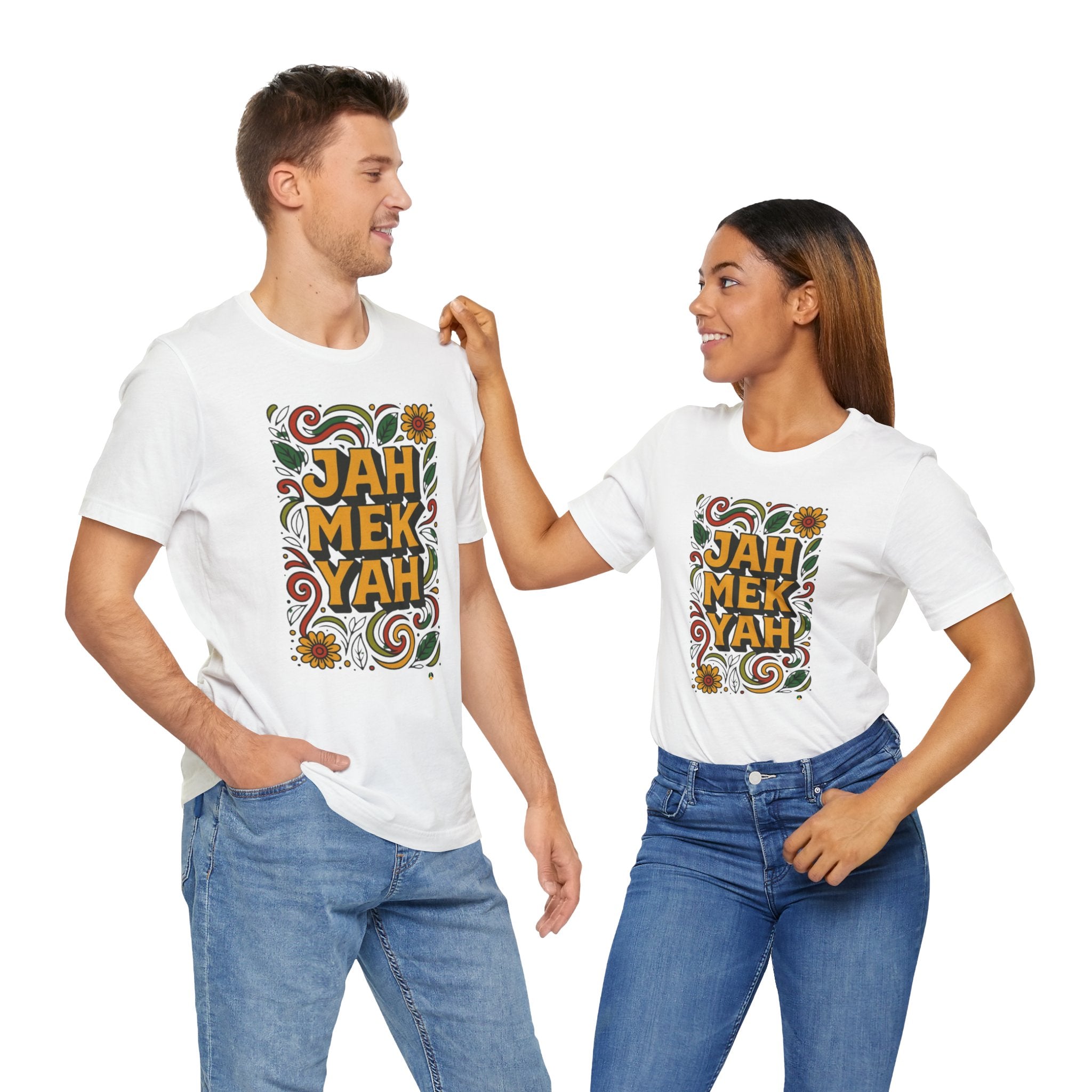 Unisex Jersey Short Sleeve Tee (Jah-Mek-Yah)