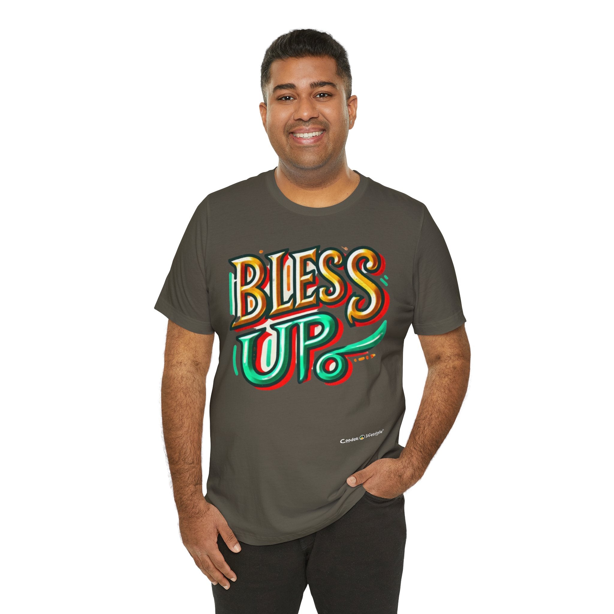 Unisex Jersey Short Sleeve Tee (Bless-Up)