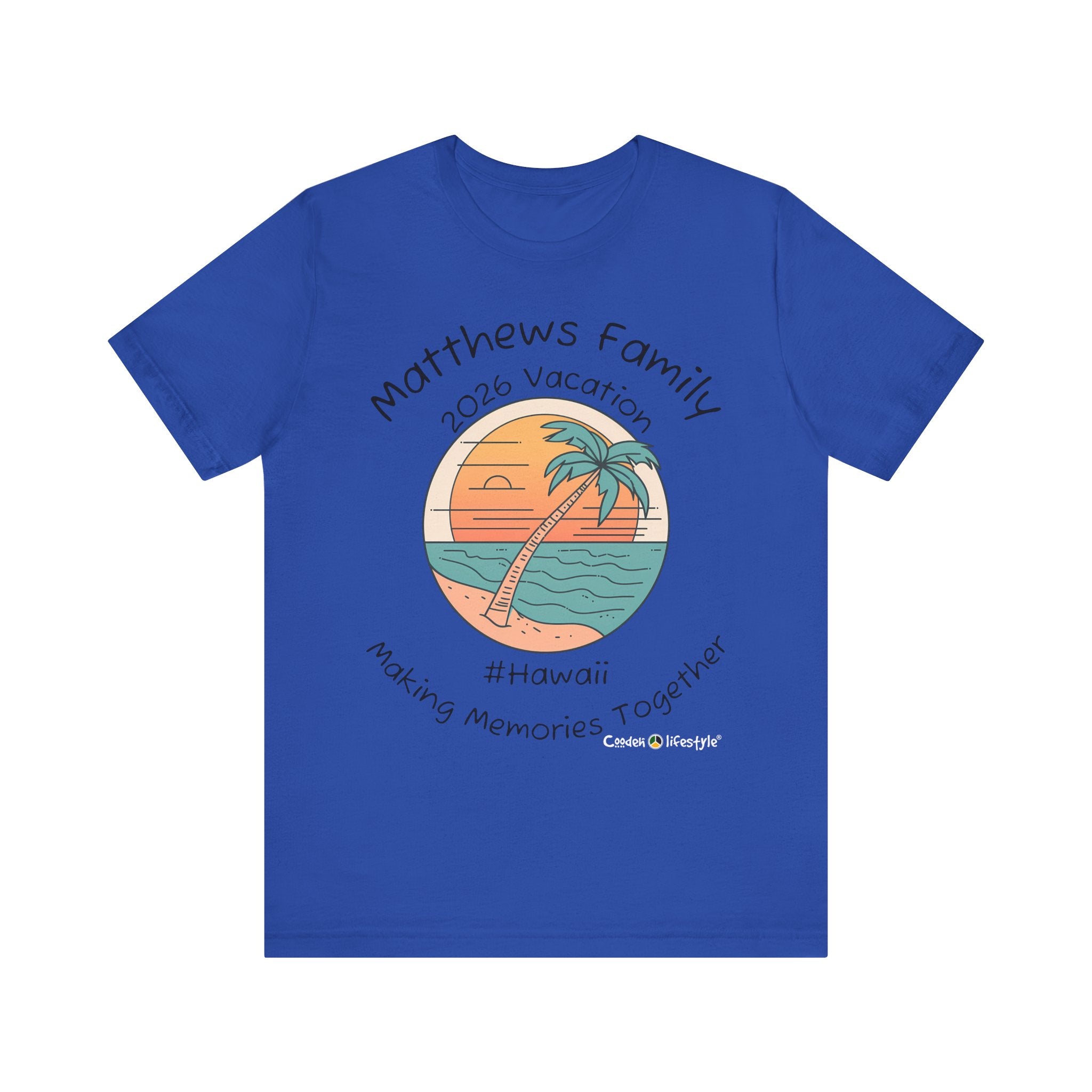 Unisex Jersey Short Sleeve Tee (Family Vacation)